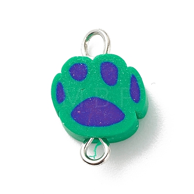 Polymer Clay Connector Charms PALLOY-JF01766-1