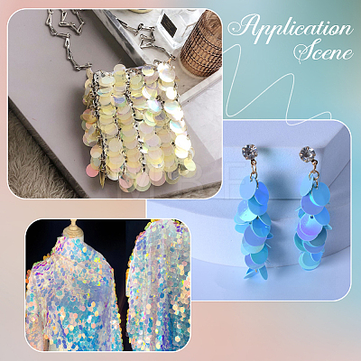 PVC Sequin Pendants KY-CY0001-19-1
