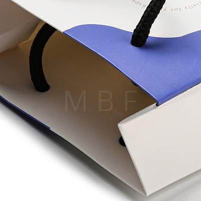 Bowknot Print Paper Gift Bags CARB-D015-02-1