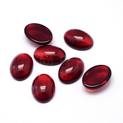 K9 Glass Cabochons Oval Flat Back Cabochons LS-X-GGLA-L002D-01-1