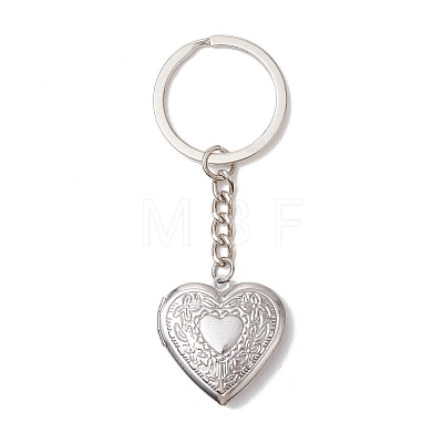 316 Stainless Steel Photo Locket Keychain KEYC-JKC01121-1