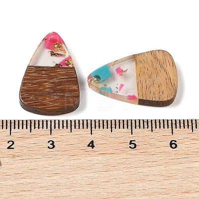 Resin & Wood Pendants WOOD-S061-02E-1