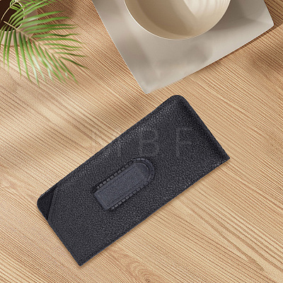 PU Leather Rectangle Eyeglass Bag DIY-CN0004-08-1