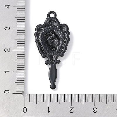 Halloween Rack Plating Alloy Enamel Pendants PALLOY-F018-26EB-01-1