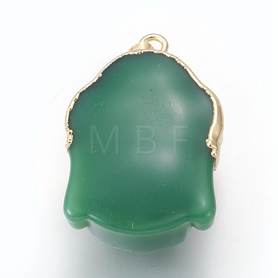 Glass Pendants KK-I639-01AG-1