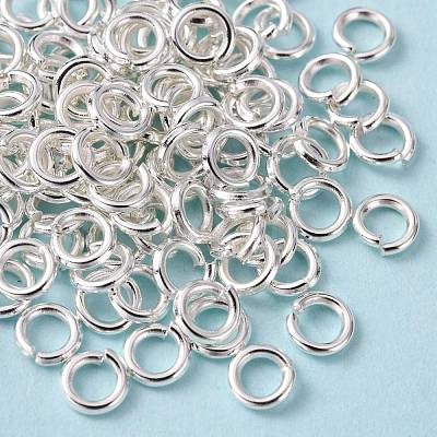 Brass Open Jump Ring Jewelry Components X-JRC5MM-S-1