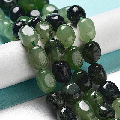 Natural Malaysia Jade Beads Strands G-P528-N03-01-1