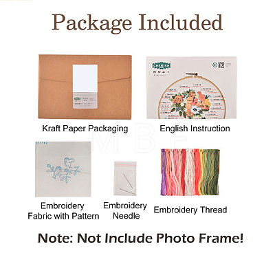 Embroidery Starter Kits DIY-P077-061-1