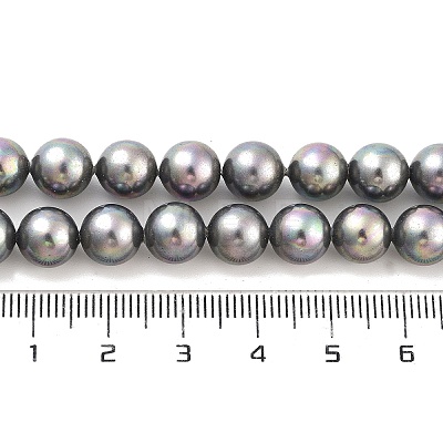 Shell Pearl Bead Strands BSHE-L025-07-8mm-1