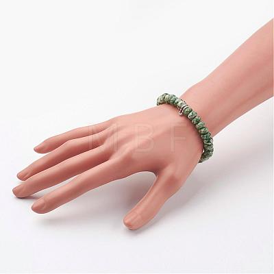 Natural Gemstone Stretch Bracelets BJEW-JB02652-1