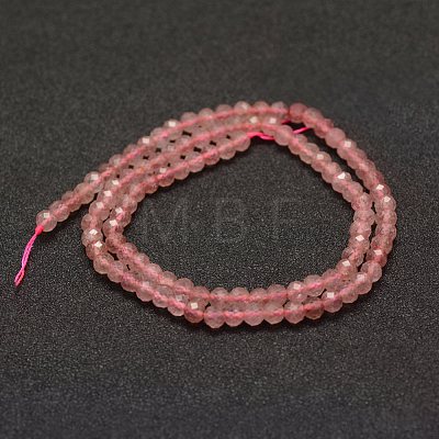Natural Strawberry Quartz Beads Strands G-F460-24-1