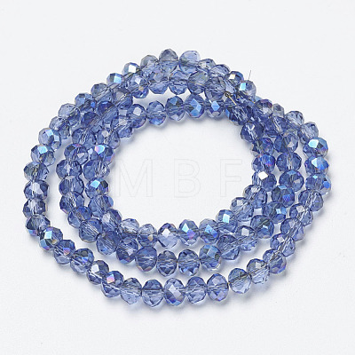 Electroplate Glass Beads Strands EGLA-A034-T3mm-I12-1