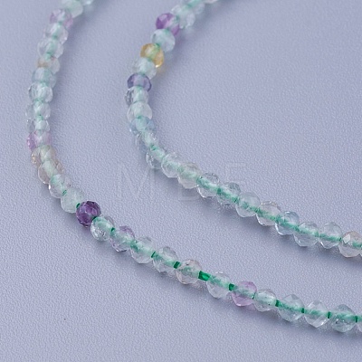 Natural Fluorite Beads Strands G-F619-01-3mm-1