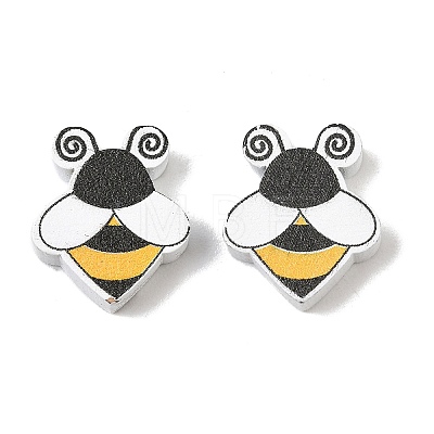 Printed Schima Wood Beads WD-CBA91F0-05-1