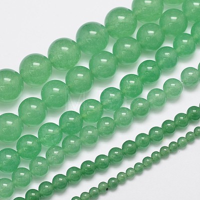 Natural & Dyed Malaysia Jade Bead Strands G-A146-6mm-A04-1