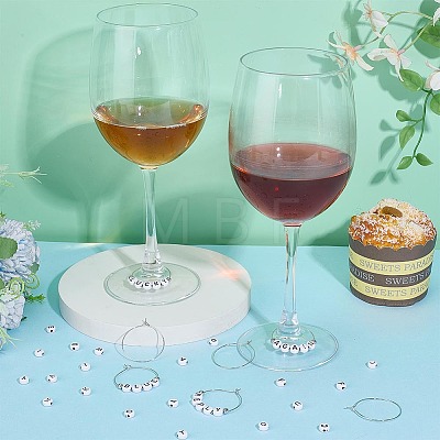 DIY Wine Glass Charm Making Kits DIY-PH0033-72A-1