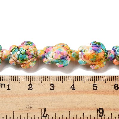 Synthetic Turquoise Dyed Beads Strands G-P507-05S-1