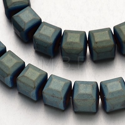 Electroplate Non-magnetic Synthetic Hematite Bead Strands G-F300-25-F07-1