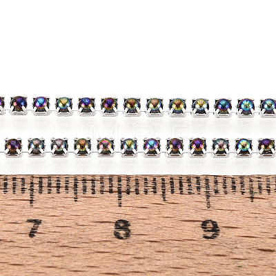 Iron & ABS Imitation Pearl Cup Chains CH-T007-01A-03-1
