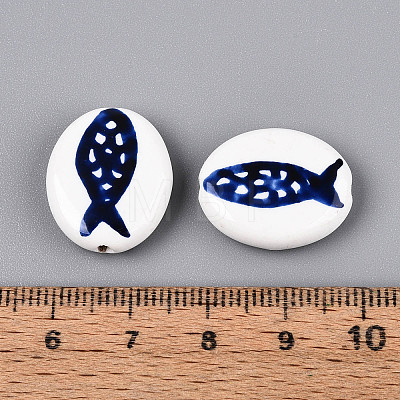 Handmade Porcelain Beads X-PORC-T134-03-1