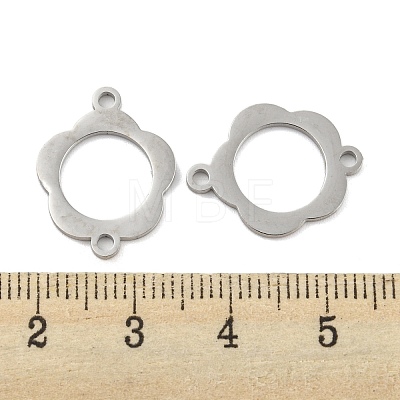 304 Stainless Steel Connector Charms STAS-P344-08P-1