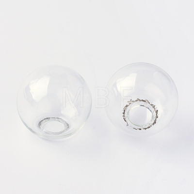 Round Mechanized One Hole Blown Glass Globe Ball Bottles X-BLOW-R001-14mm-1
