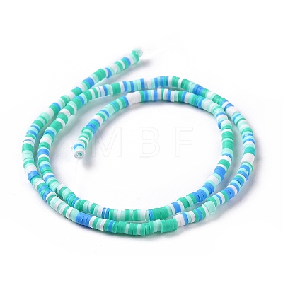 Handmade Polymer Clay Beads Strands CLAY-R089-3mm-005-1