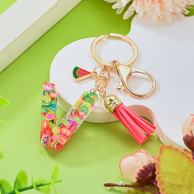 Fruit Series Letter Resin Keychains KEYC-TAC0033-02V-1