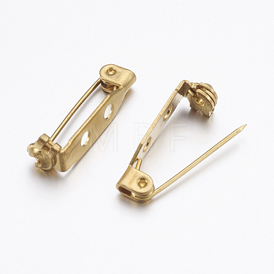 Brass Pin Brooch Back Bar Findings KK-K225-23-C-1