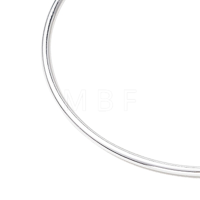 6mm Round Synthetic Aqua Terra Jasper Adjustable Brass Expandable Bangles for Women BJEW-JB10361-1