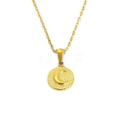 304 Stainless Steel Pendant Necklaces FS-WG91839-03-1