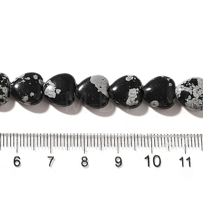 Natural Snowflake Obsidian Beads Strands X-G-R190-10mm-51-1