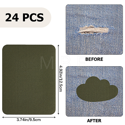 Iron on/Sew on Imitation Jean Cloth Repair Patches FIND-WH0152-199A-01-1
