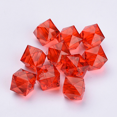 Transparent Acrylic Beads TACR-Q259-8mm-V12-01-1