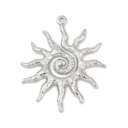 304 Stainless Steel Pendants STAS-D366-01C-P-1