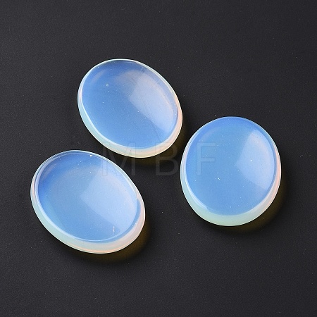 Oval Opalite Thumb Worry Stone for Anxiety Therapy G-P486-03D-1