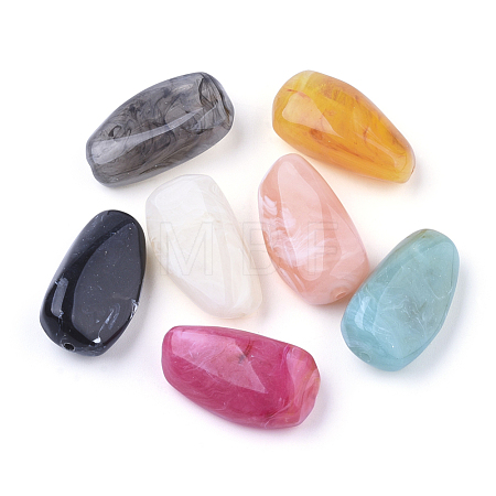 Acrylic Beads OACR-S017-30H-1