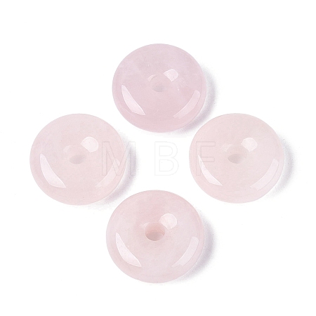Natural Rose Quartz Pendants G-Q601-30B-09-1