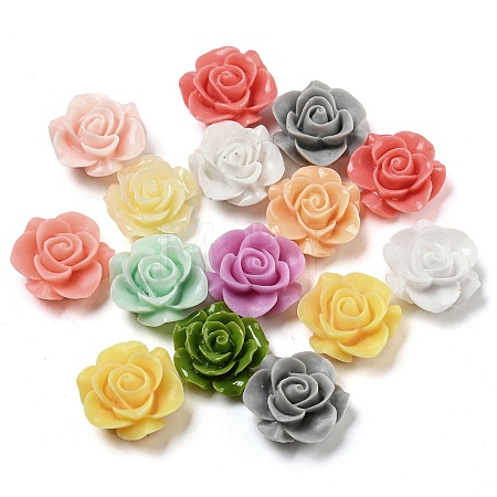 Opaque Resin Decoden Cabochons RESI-P037-01-1