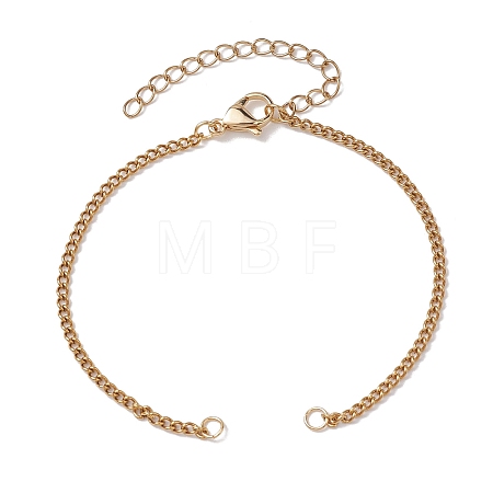 304 Stainless Steel Chain Bracelet Making AJEW-JB01212-01-1