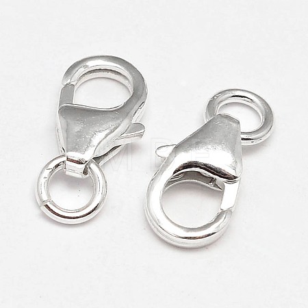 925 Sterling Silver Lobster Claw Clasps STER-F014-09A-1