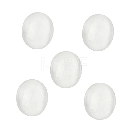 Natural Quartz Crystal Cabochons G-G290-06B-1