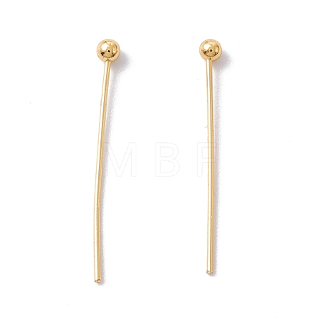 Brass Ball Head Pins KK-WH0058-02A-G01-1