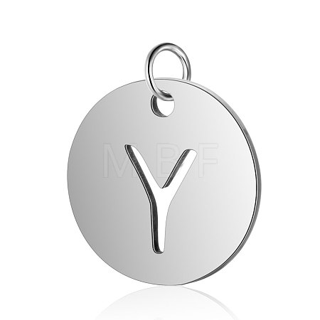 Non-Tarnish 304 Stainless Steel Charms STAS-S105-T514S-Y-1