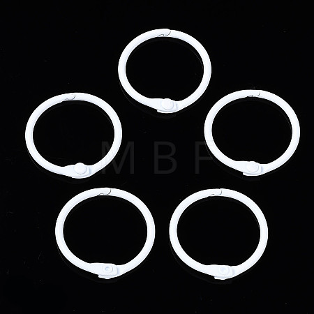 Spray Painted Iron Split Key Rings IFIN-T017-01M-1