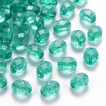 Transparent Acrylic Beads TACR-S154-18A-68-1