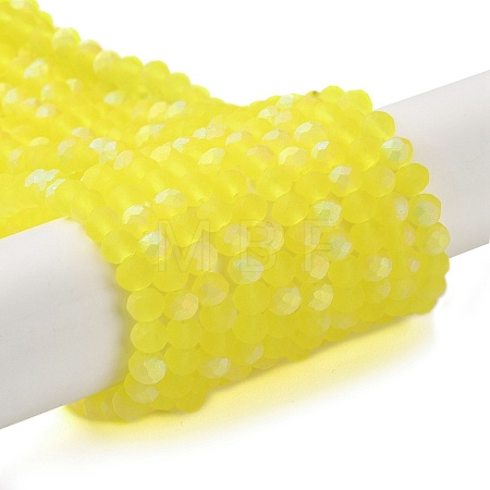 Transparent Glass Beads Strands X1-EGLA-A034-T4mm-MB29-1