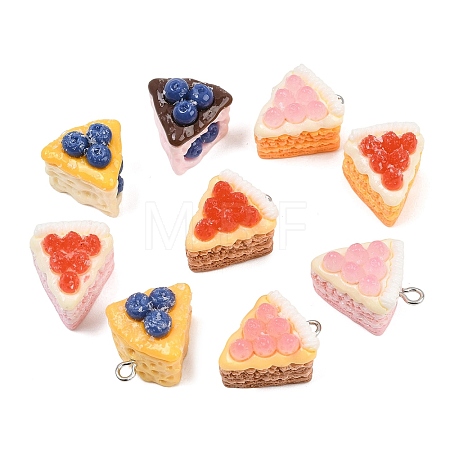 Opaque Resin Pendants RE-CBA0E2-06-1