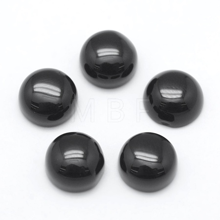 Natural Obsidian Cabochons G-E492-H-16-1