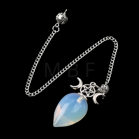 Opalite Dowsing Pendulum Pendants GG-CBA6D08-A02-1
